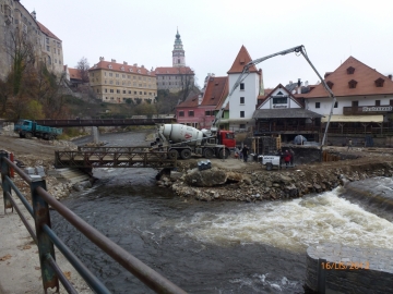 Rekonstrukce vodní elektrárny - Krumlovský mlýn